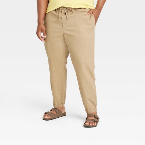 Big and tall store chino joggers