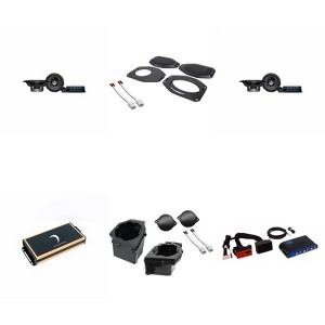 Diamond Audio Amplified Speaker Upgrade Bundle Compatible with 18-23 Jeep JL/JT (includes integration harness) - (2) DES65C, STXJLSBA, STXJLPOD, Mi... - 1 of 4