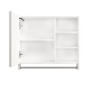 NicBex Wall Mounted Bathroom Storage Cabine,Medicine Cabinet with Mirror and  LED Light for Bathroom - 4 of 4