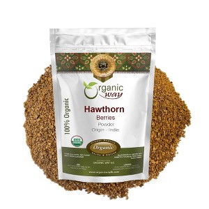 Organic Hawthorn Berry Powder 8 Oz - 1 of 3