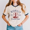 Simply Sage Market Women's Midwest Coastal Club Short Sleeve Ringer Tee - 2 of 4