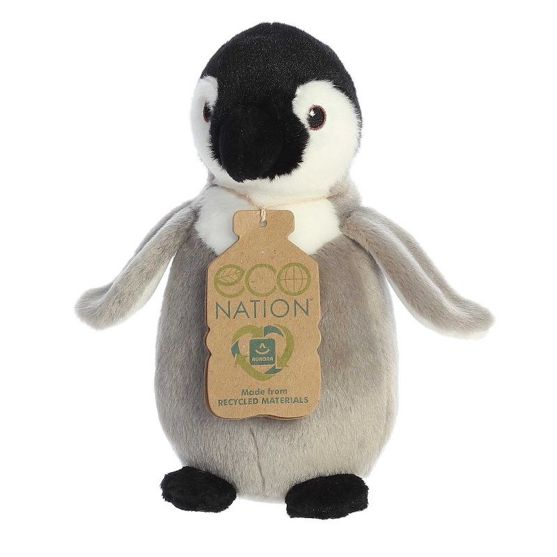 Aurora Small Eco Softies Baby Emperor Penguin Eco Nation Eco-Friendly Stuffed Animal Grey 8", 5 of 6