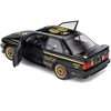 1990 BMW E30 M3 Black "Solido 90th Anniversary" Livery Limited Edition "Competition" Series 1/18 Diecast Model Car by Solido - image 4 of 4