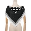 Elerevyo Women's Polka Dots Large Square Satin Silk Like Neckerchief Bandanas Neck Scarves 35.4"x35.4" - 2 of 4