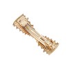 Unique Bargains Fashion Irregular Bow Hair Clips Gold Tone 1 Pc - 4 of 4