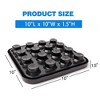 GSE Black Plastic Pool Balls Carrying Tray, Billiard Ball Storage Tray for Regulation Size Billiard Balls - 3 of 4