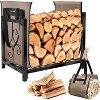 attop Firewood Rack Indoor Outdoor with Log Carrier Bag - 3 of 3