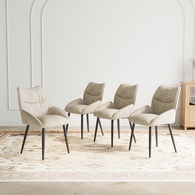 Vatros Luxury Velvet Dining Chairs Set
