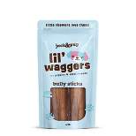 Jack&Pup Lil' Waggers Bully Stick in Beef Flavor Dog Treat - 2.25oz/4ct