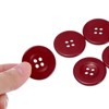 Unique Bargains Resin Snap Fastener Round Flat 4-Hole Sewing Buttons 10 Pcs - 4 of 4