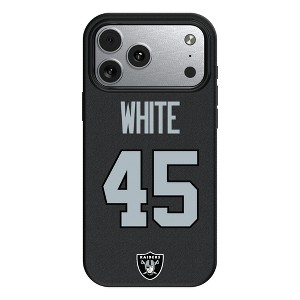 NFL Las Vegas Raiders Players Game Tactic MagSafe Compatible Cell Phone Case for Apple iPhone 17 Series - 1 of 4