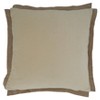 Saro Lifestyle Velvet Flange  Decorative Pillow Cover - 2 of 2
