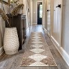 World Rug Gallery Beige Brown Geometric Stripe Indoor Area Rug - 2 of 4