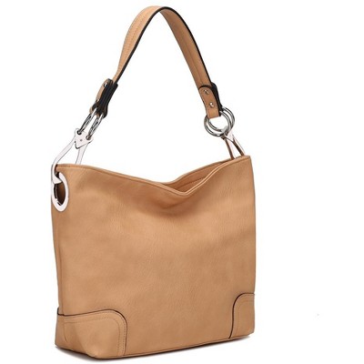 MKF Collection Emily Soft Vegan Leather Shoulder Hobo Bag by Mia K