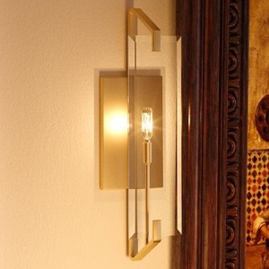 Urban Ambiance Luxury Contemporary Bath / Wall Light,  19.75"H x 4.5"W,  Brushed Bronze Finish, UHP2138 - 1 of 4