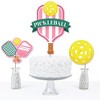 Big Dot of Happiness Pink Pickleball - Country Club Party Centerpiece Sticks - Table Toppers - Set of 15 - 4 of 4