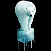 Junior's Design By Humans Polar Bear: Global warming By asitha T-Shirt - 2 of 3
