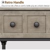 GOCAPTAIN 52" Industrial Console Table with 3 Storage Drawers – 3-Tier Metal Sofa and Entryway Table for Living Room, Hallway and Behind Couch - 4 of 4