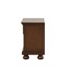 ORRD Dark Cherry Nightstand with Felt Lined Drawer, Fully Assembled Bedside Table - Dovetail Joints & Full Extension - 4 of 4