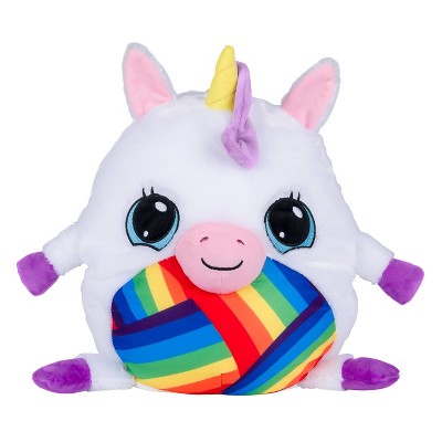 MushaBelly White Unicorn Medium 12" Plush