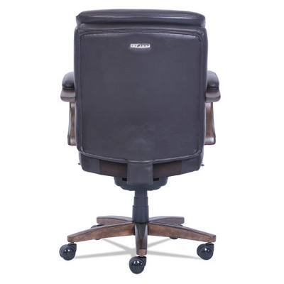 La-Z-Boy Woodbury High-Back Brown Leather Executive Swivel Chair