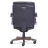 La-Z-Boy Woodbury Mid-Back Executive Chair, Supports Up to 300 lb, 18.75" to 21.75" Seat Height, Brown Seat/Back, Weathered Sand Base - 4 of 4