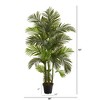 Nearly Natural 6-ft Areca Palm Artificial Tree - 2 of 4