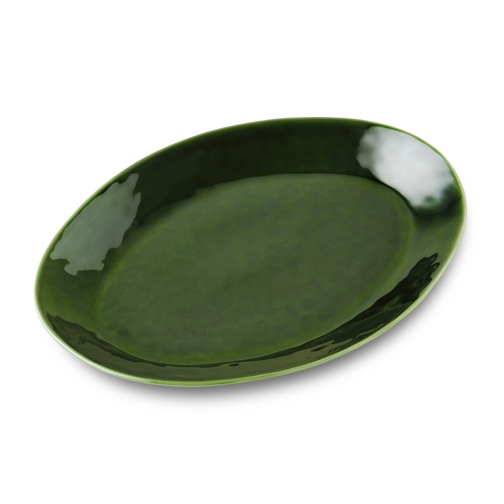 Photos - Serving Pieces Certified International Oval Platter Verde 