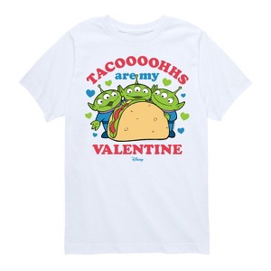Boys' - Toy Story - Tacos Are My Valentine Short Sleeve Graphic T-Shirt - 1 of 4