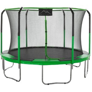 Skytric Round Trampoline Set with Premium Top-Ring Flex Frame Safety Enclosure System - 1 of 4