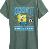 Women's - Spongebob Squarepants - Kickin It Since 1999 Short Sleeve Graphic T-Shirt - 2 of 4