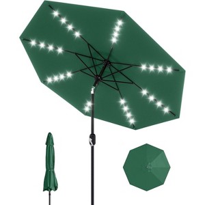 9FT Patio Umbrella Outdoor Market Table Umbrella with Tilt Crank - 1 of 4