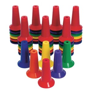 S&S Worldwide Spectrum Mini Cone Set 4in Pk48 - 1 of 2