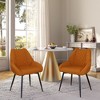 Clihome Fabric Soft Dining Chairs (Set of 2) - 3 of 4