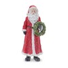 Glitter Santa Figurine with Pine Accent (Set of 3) - 3 of 4