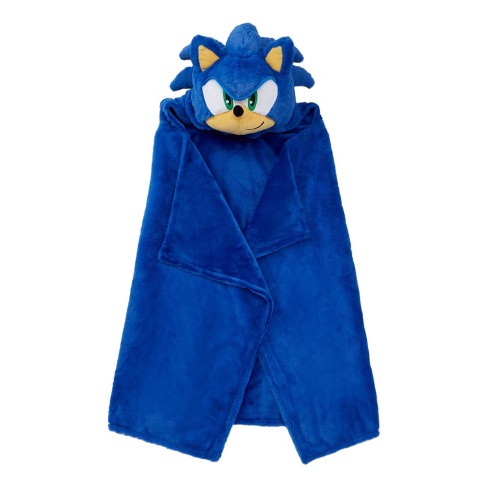 Sonic The Hedgehog Kids Hooded Blanket Target