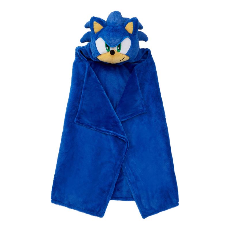 Sonic the Hedgehog Kids&#39; Hooded Blanket, 1 of 6