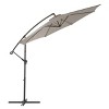 9.5' UV Resistant Offset Tilting Cantilever Patio Umbrella - CorLiving - 3 of 4