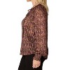 Women's Woven Floral Top - PLUS - Democracy - image 3 of 4