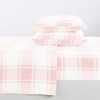 Soft Polar Fleece Plaid Sheet Set - Great Bay Home - 4 of 4