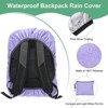 Unique Bargains Waterproof Backpack Rain Cover with A Carry Pouch for Hiking/Biking 1 Pc - 2 of 4