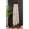 Saro Lifestyle Saro Lifestyle Mudcloth Design Throw Blanket, Black/White, 50"x60" - 4 of 4