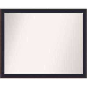 Amanti Art Havana Black Bronze Non-Beveled Framed Bathroom Vanity Wall Mirror - 1 of 4