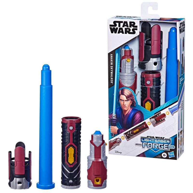 Star Wars Lightsaber Forge Anakin Skywalker Extendable Blue Lightsaber, 4 of 12
