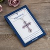 Anna-Kaci Purple Lavender Rhinestone Celtic Cross Necklace with Message Card & Envelope Jewelry Gift - 3 of 4