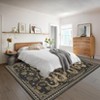 Modern Pastoral Snake Print Area Rug Machine Washable Low Pile Non Slip Non Shedding Stain-Resistant Floor Carpet for Living Room Bedroom Kitchen - 4 of 4