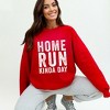 Simply Sage Market Women's Graphic Sweatshirt Home Run Kinda Day - 2 of 4
