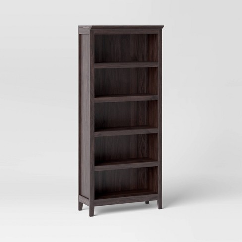 Espresso bookcase clearance