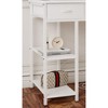NicBex Home Office Desks Wood Desks with Drawers Outlet and Large Side Pocket Computer Desk Office Desk Vanity Table for Home, Office - 2 of 4
