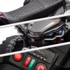 24 Volt Kids ATV Ride-On, Electric Quad 4 Wheeler with Leather 2-Seater, Ride on Toys for Big Kids with LED Lights, Music, High Low Speed - 3 of 4